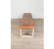 Lucca Studio Samuel Oak and Vintage Leather Bench 42837