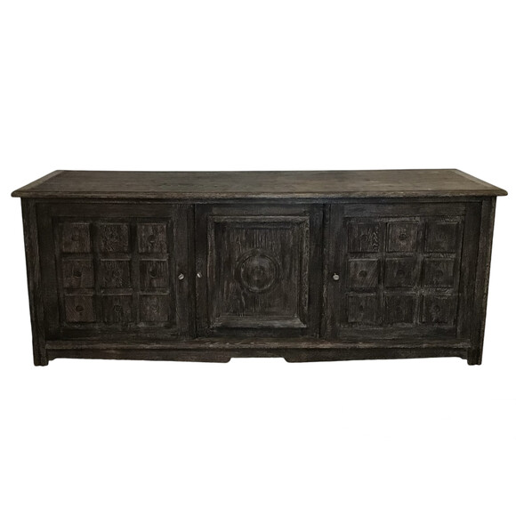 French 1930's Dark Cerused Sideboard 75178