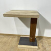 Limited Edition Oak and Iron Side Table 46193