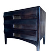 Limited Edition Solid Walnut Commode with Bronze Drawer 78893