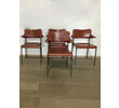 Set of (4) Vintage Italian Leather Chairs 55869