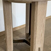 Lucca Studio Miles Oak and Bronze Side Table 75558