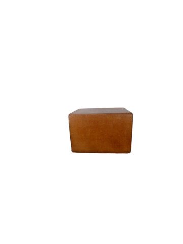 Vintage Italian Leather Coffee Table Cube 46481