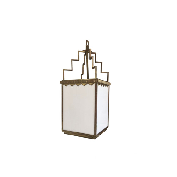 Lucca Studio Rome Lantern with Opaline Shade 51120