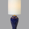 Blue French Ceramic Lamp 23756