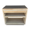 Lucca Studio Paola Night Stand - Leather Top and base 39232