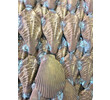 Large Scale Fantastical French Brass Shell Encrusted Sconce 37805