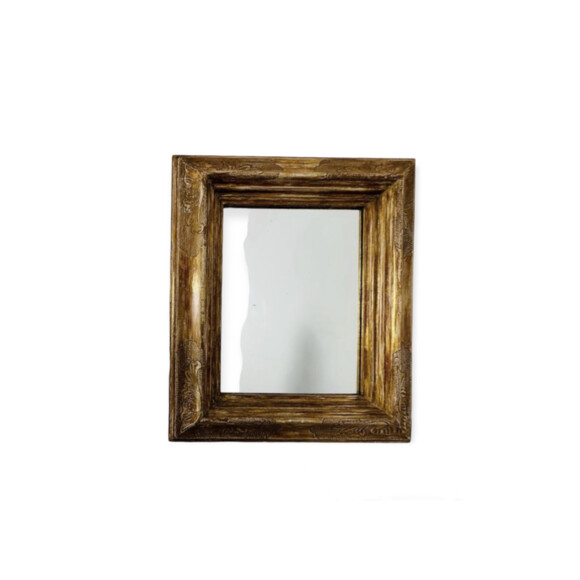 19th Century Spanish Gilt Wood Mirror 65990