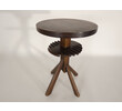 Lucca Studio Hazel Walnut Side Table with Base Detail 48335