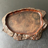 Antique Japanese Burlwood Walnut Tray 70709