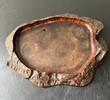 Antique Japanese Burlwood Walnut Tray 70709