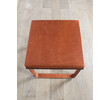 Lucca Studio Vaughn (stool) of saddle leather top and base 45312