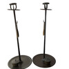 Pair of Early 20th Century Japanese Bronze Candle Stands 72314