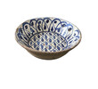 19th Century Blue and White Spanish Lebrillo Bowl 71692