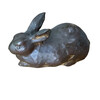 Vintage Japanese Bronze Rabbit Sculpture 73888