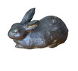 Vintage Japanese Bronze Rabbit Sculpture 73888