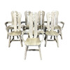 Set of (8) Oak Dining Chairs from De Puydt 41788
