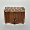 English 19th Century Inlaid Wood Box 73423