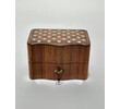 English 19th Century Inlaid Wood Box 73423