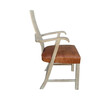 Single French Armchair with Vintage Leather 38842