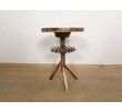 Lucca Studio Hazel Walnut Side Table with Base Detail 66553