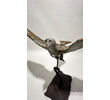 19th Century Stone Bird on Iron Stand 74857