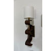 Pair of Lucca Studio Currier Sconces in Bronze and Leather 76254