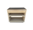 Lucca Studio Paola Night Stand - Leather Top and base 39231