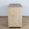 Lucca Studio Paola Night Stand - Leather Top and base 43844
