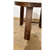 Lucca Studio Merlin Walnut and Concrete Top Side Table 62874