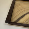 Limited Edition Walnut Tray with Vintage Italian Marbleized Paper 76103