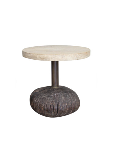 Lucca Studio Helena Belgian Found Object Side Table 50495