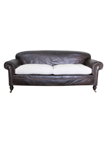 19th Century Leather Sofa 48292