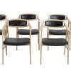 Set of (8) Lucca Studio Neve Dining Chairs 34775