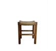 1960's French Rope and Oak Stool 74382