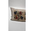 18th Century Turkish Embroidery Silk and Linen Textile Pillow 63084