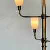 Limited Edition Bronze and Opaline Chandelier 75619