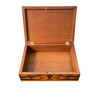 Large English 19th Century Inlaid Wood Box 76987