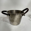 Vintage Silver plate and Leather Wine Bucket 73297