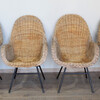 Pair of French Rattan Arm Chairs 43972