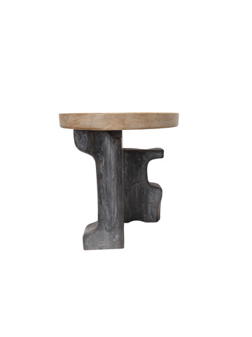 Lucca Studio Jung Modernist Oak Side Table 65496