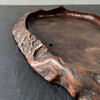 Antique Japanese Burlwood Walnut Tray 70709