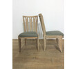 Set of (6) Guillerme & Chambron Cerused Oak Dining Chairs 46185