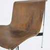 Pair Italian Leather Chairs 11824