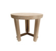 Lucca Studio Miles Oak and Bronze Side Table 49203