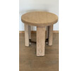 Lucca Studio Miles Oak and Bronze Side Table 75555