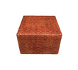 Lucca Studio Toby Leather Cube | Lucca Antiques