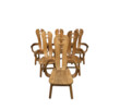 Set of (6) Dining Arm Chairs from De Puydt 78379