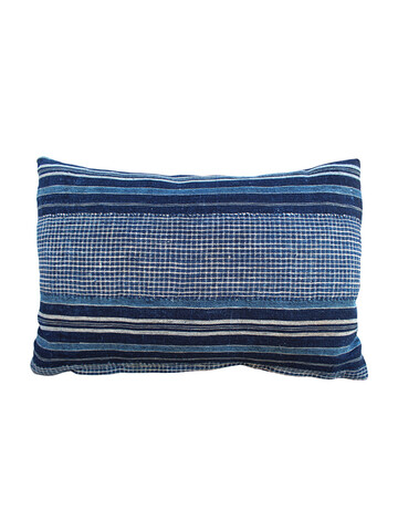 Antique African Indigo Stripe Pillow 45979