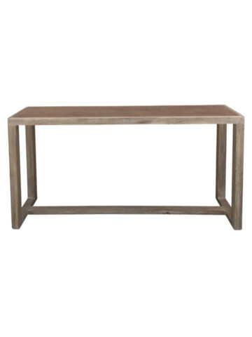 Lucca Studio Mila Console with leather top 47973
